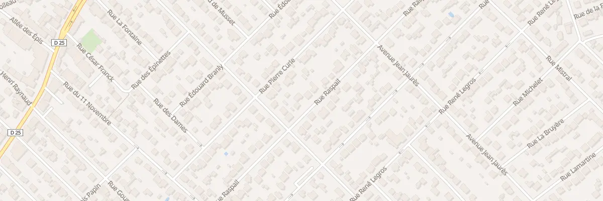 Plan du 29 Rue Raspail à Savigny-sur-Orge