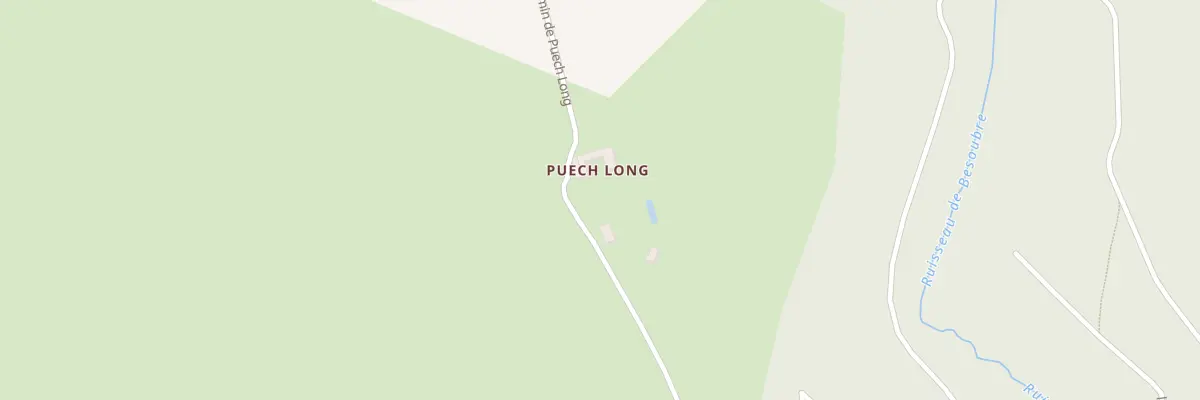 Plan du 1091 Che de Puech Long à Teillet