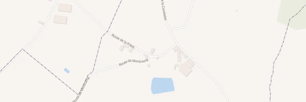 Plan du 5019 Montcamp à Tréban