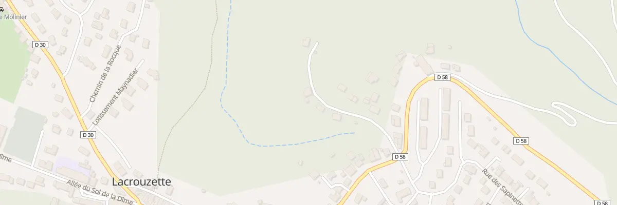 Plan du 11 Che du Malous Bas à Lacrouzette