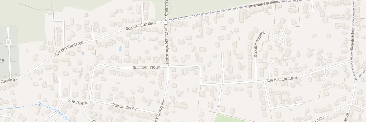 Plan du 3 Rue des Coutures à Groslay