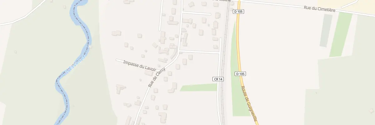 Plan du 19 Rue de Clercy à Guigneville-sur-Essonne
