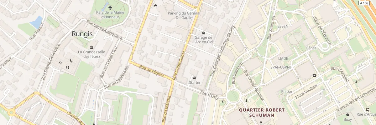 Plan du 31 Rue Notre-dame à Rungis