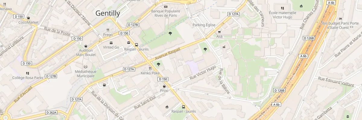 Plan du 37 Av Raspail à Gentilly