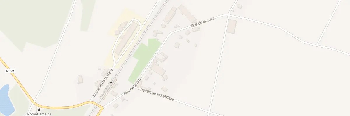 Plan du 20 Rue de la Gare à La Faloise