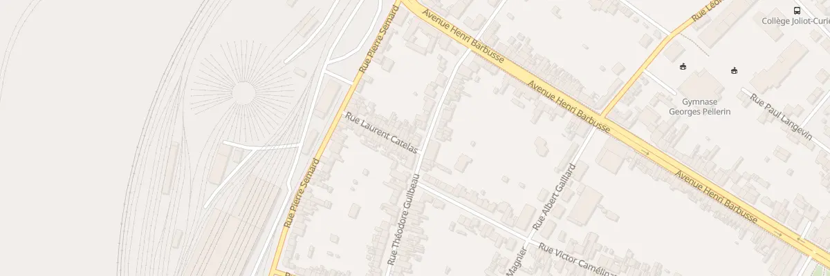 Plan du 12 Rue Theodore Guilbeau à Longueau