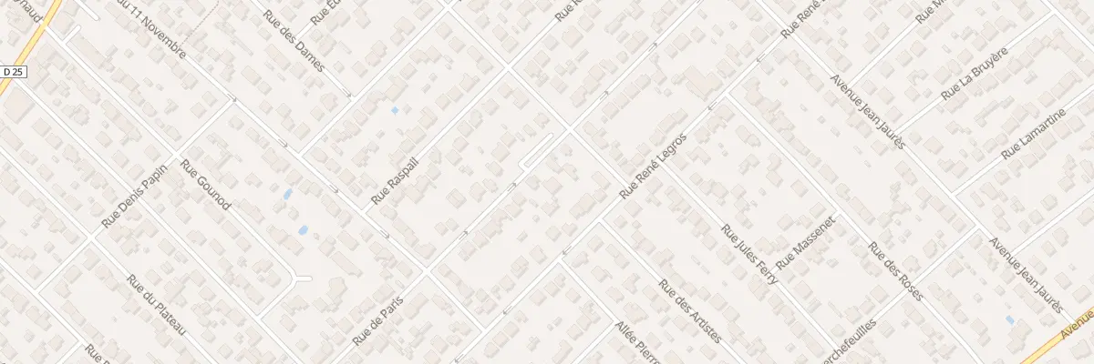 Plan du 58 Rue de Paris à Savigny-sur-Orge