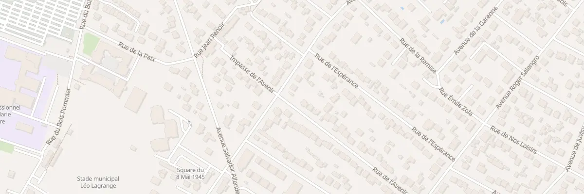 Plan du 1 Rue de l’Avenir à Morsang-sur-Orge