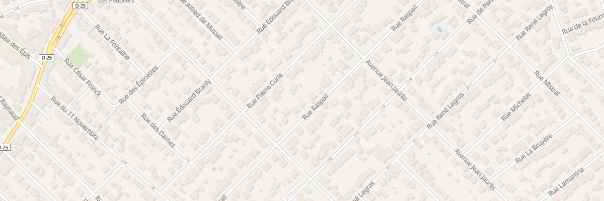 Plan du 33 Rue Raspail à Savigny-sur-Orge