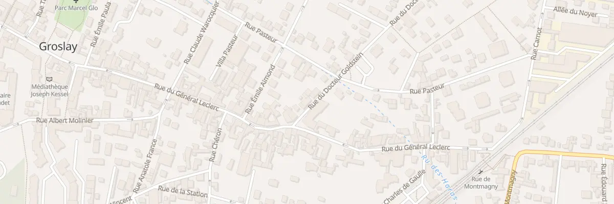 Plan du 3 Rue du Docteur Goldstein à Groslay