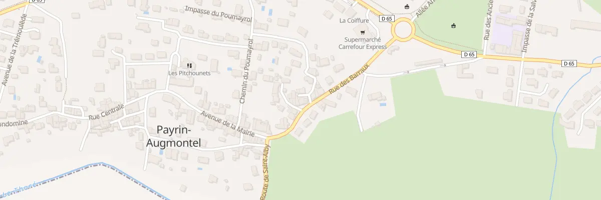 Plan du 14 Rue des Barraux à Payrin-Augmontel