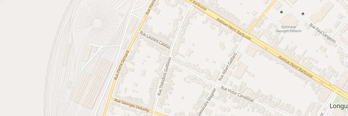 Plan du 1 Rue Victor Camélinat à Longueau
