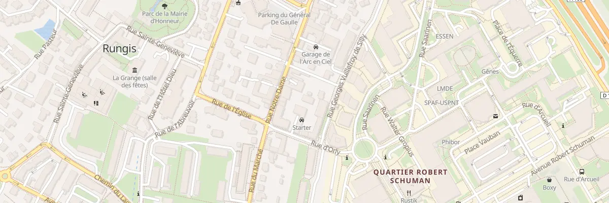 Plan du 1B Rue Vuillefroy de Silly à Rungis