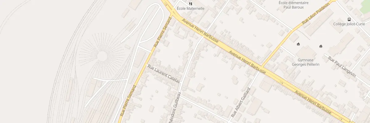 Plan du 6 Rue Theodore Guilbeau à Longueau