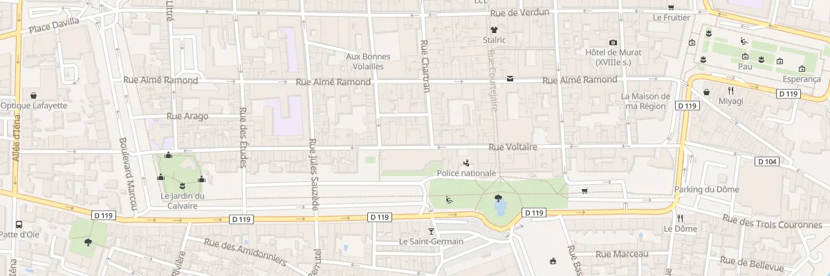 Plan du 48 Rue Voltaire à Carcassonne