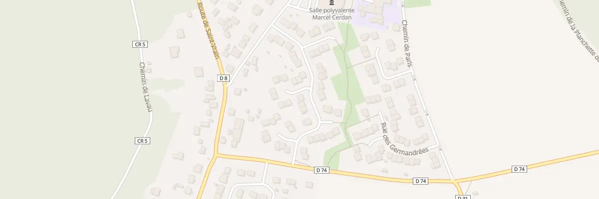 Plan du 25 Rue des Digitales à Itteville