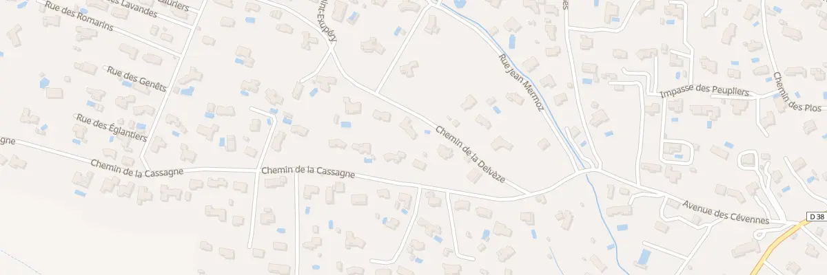 Plan du 149 Che de la Delvèze à Villemoustaussou