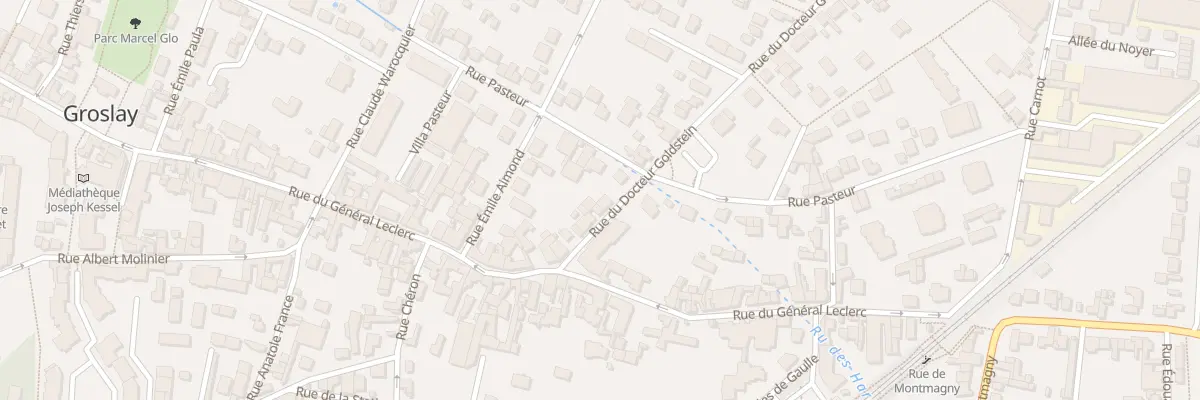Plan du 5 Rue du Docteur Goldstein à Groslay