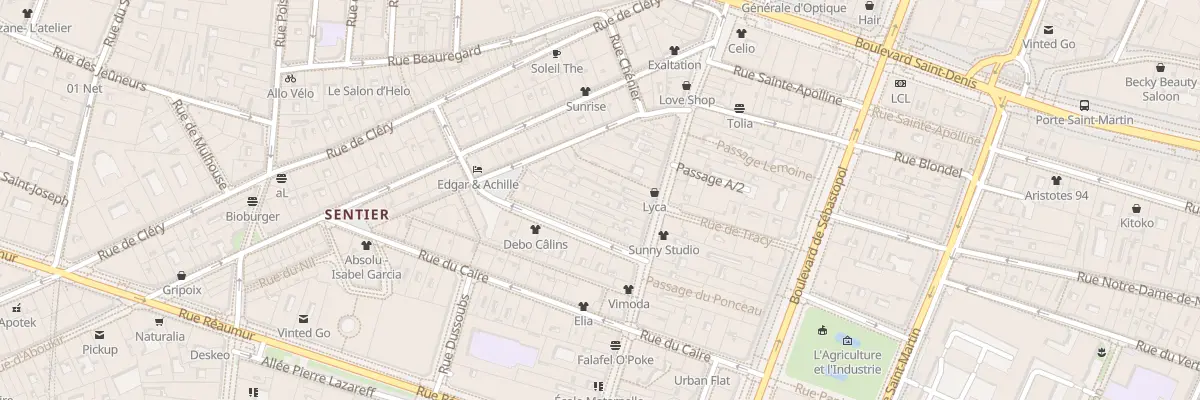 Plan du 253 Rue Saint-Denis à Paris 2e Arrondissement