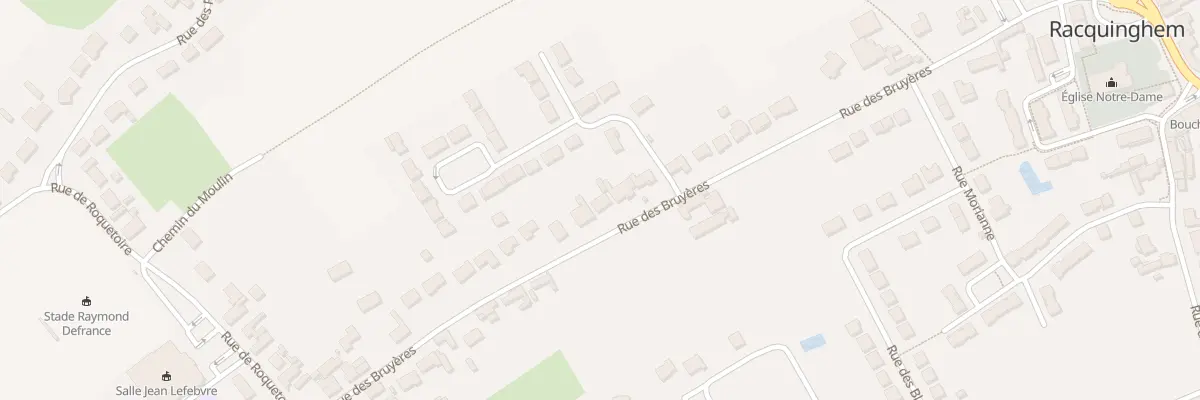 Plan du 34B Rue des Bruyères à Racquinghem