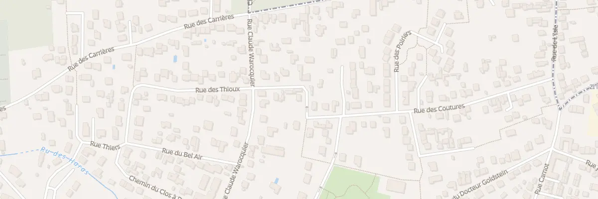 Plan du 6B Rue des Coutures à Groslay