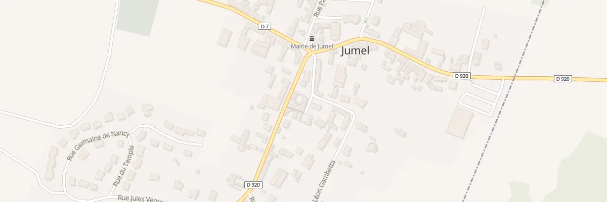 Plan du 2 Rult du Centre à Jumel