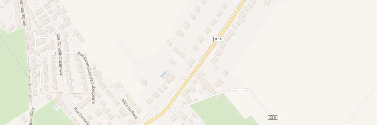 Plan du 593 Rue Roger Salengro à Camon