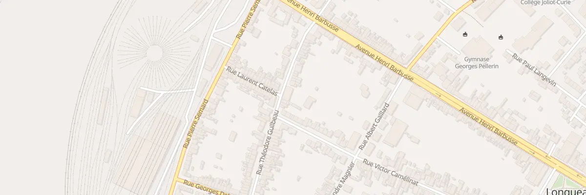 Plan du 25 Rue Theodore Guilbeau à Longueau
