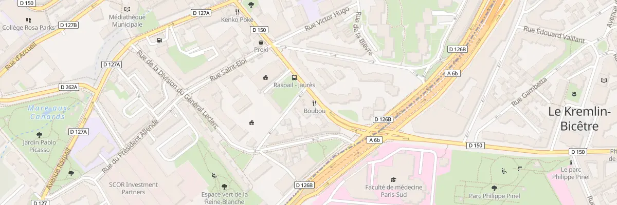 Plan du 30 Av Jean Jaurès à Gentilly