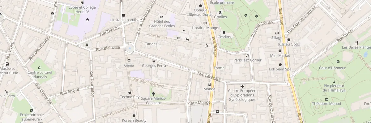 Plan du 32B Rue Lacépède à Paris 5e Arrondissement