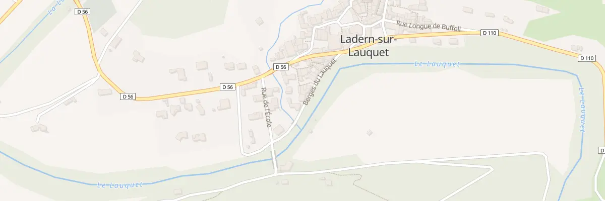 Plan du 14 Ber du Lauquet à Ladern-sur-Lauquet