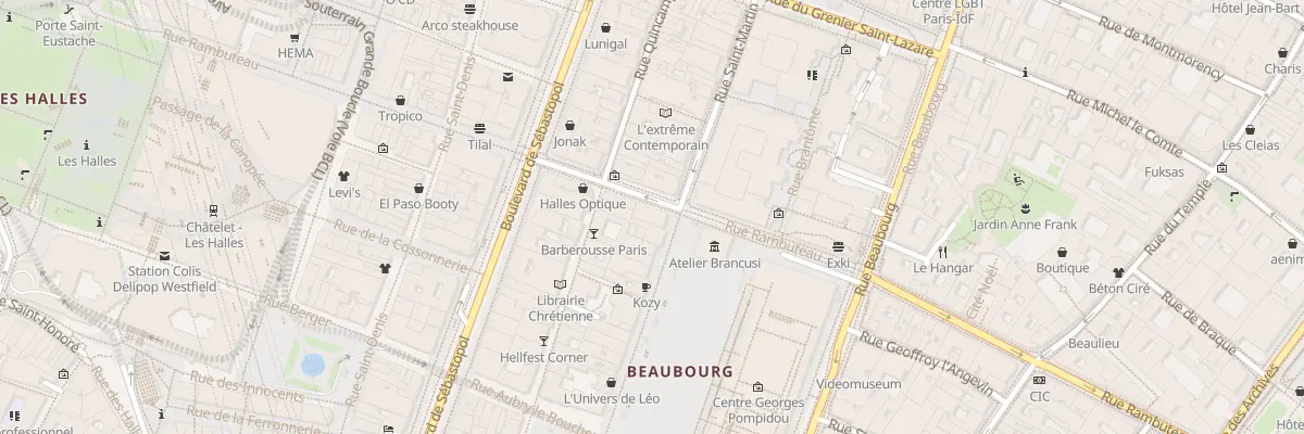 Plan du 63 Rue Rambuteau à Paris 4e Arrondissement
