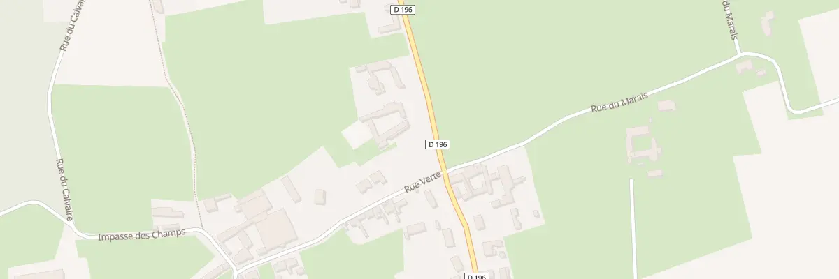 Plan du 1026 Rue de Warnes à Roquetoire