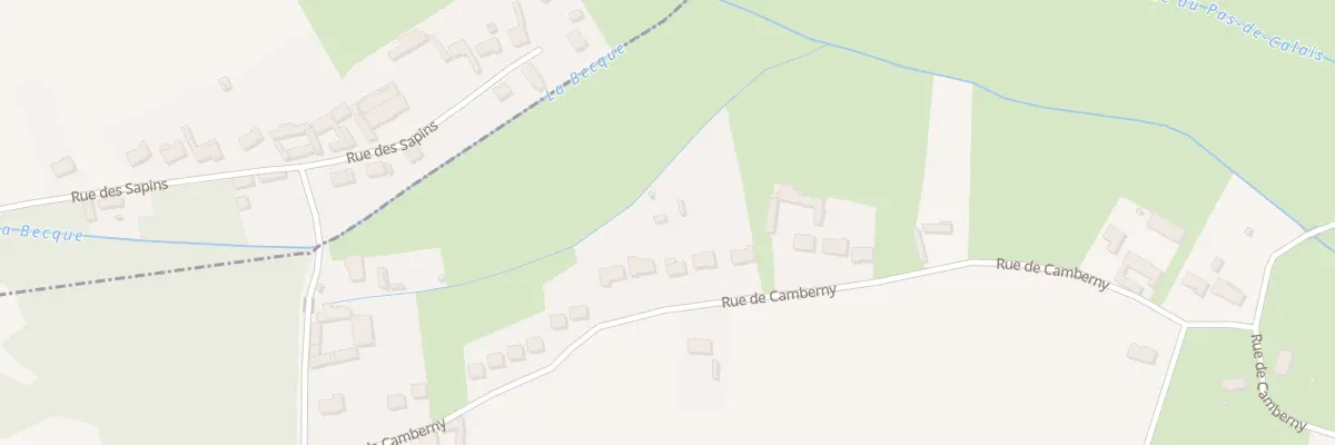 Plan du 291 Rue de Camberny à Roquetoire