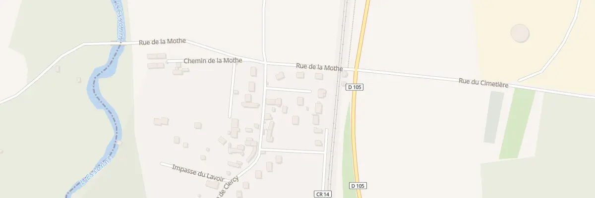 Plan du 7 Rue de Clercy à Guigneville-sur-Essonne