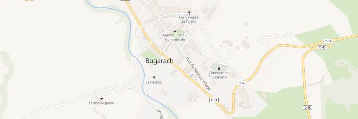 Plan du 1002 Le Village à Bugarach
