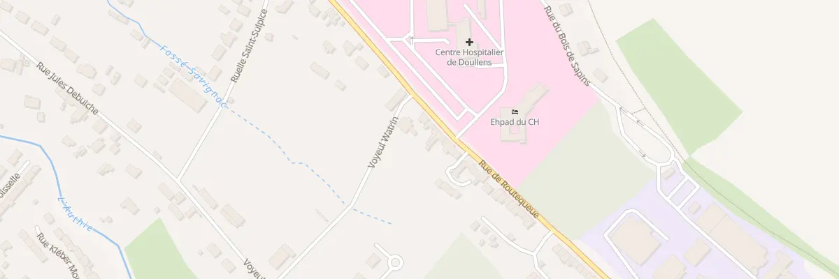 Plan du 81 Rue de Routequeue à Doullens