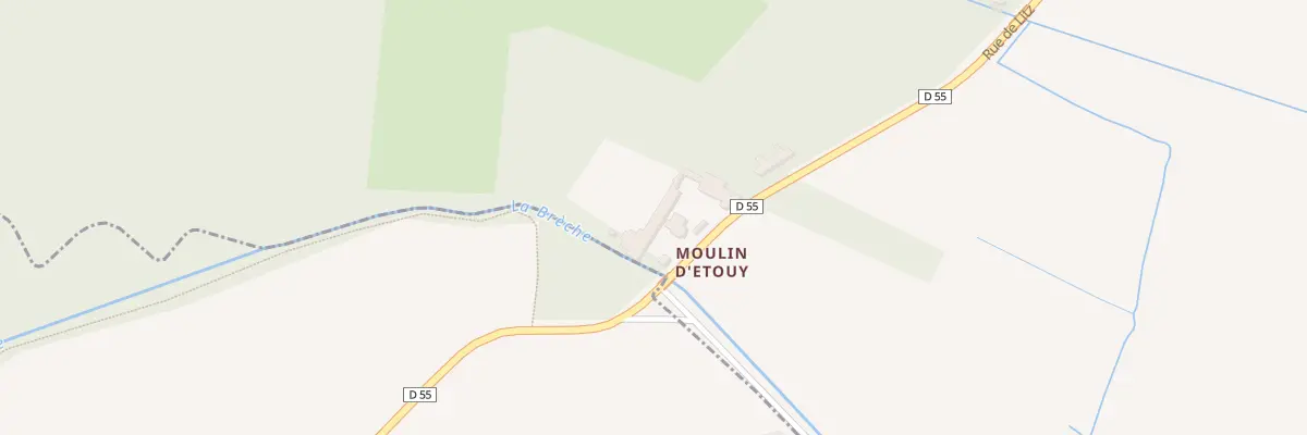 Plan du 466 Rue de Litz à Étouy