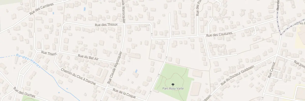 Plan du 10 Rue des Coutures à Groslay