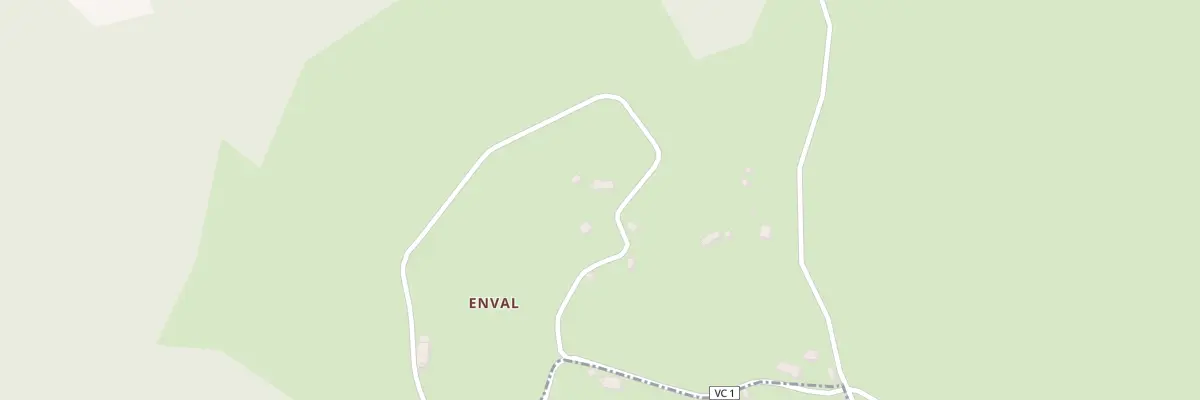 Plan du 15 Enval à Liginiac
