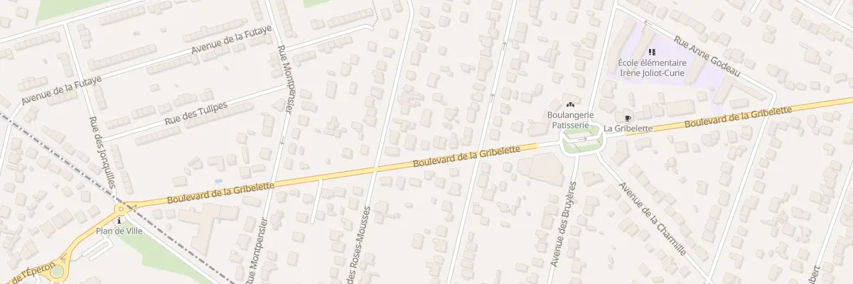 Plan du 23B Bd de la Gribelette à Morsang-sur-Orge