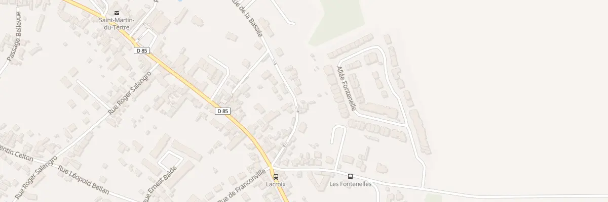 Plan du 16 Rue de la Bassee à Saint-Martin-du-Tertre