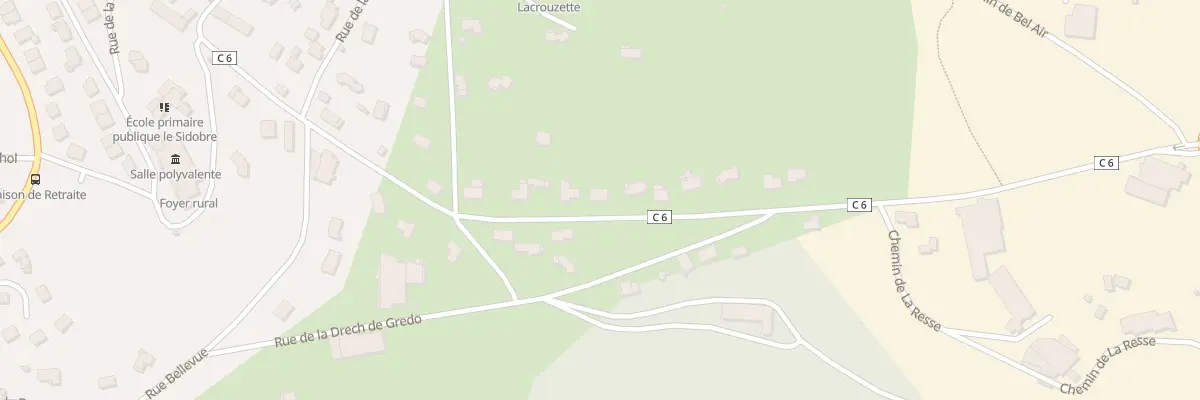 Plan du 29 Rte du Pic des Fourches à Lacrouzette