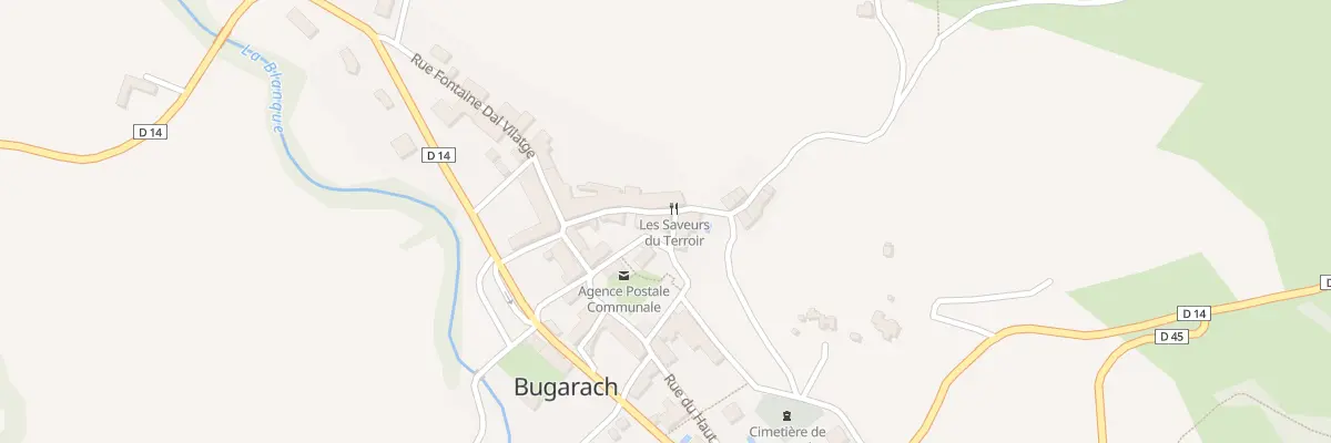 Plan du 42 Le Village à Bugarach
