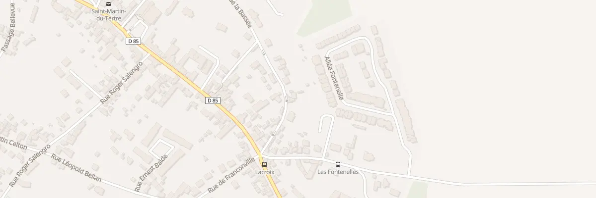 Plan du 10 Rue de la Bassee à Saint-Martin-du-Tertre