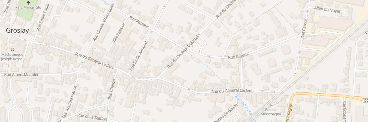 Plan du 4 Rue du Docteur Goldstein à Groslay