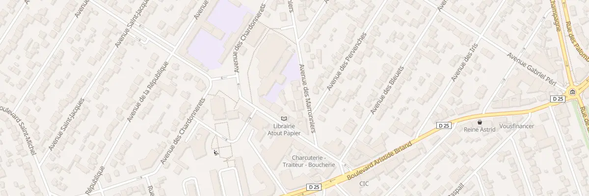 Plan du 7 Av des Marronniers à Savigny-sur-Orge