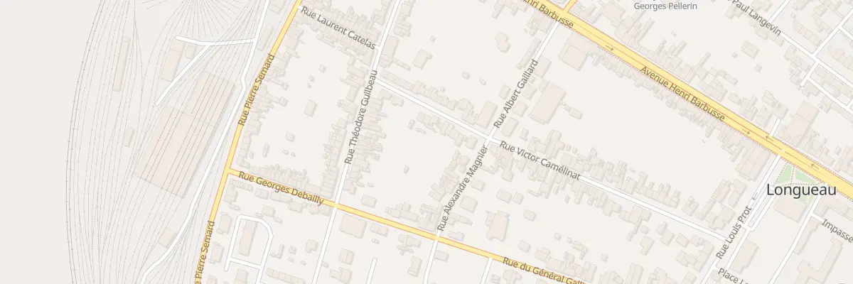 Plan du 10 Rue Victor Camélinat à Longueau