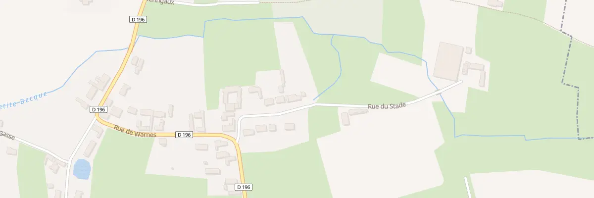 Plan du 119 Rue du Stade à Roquetoire