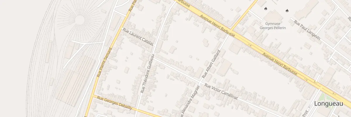 Plan du 7 Rue Victor Camélinat à Longueau